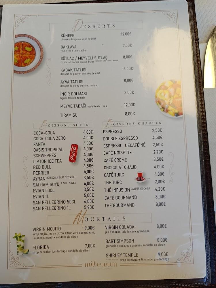Millenium Restaurant Grill & Ocakbasi - Menu Image 4